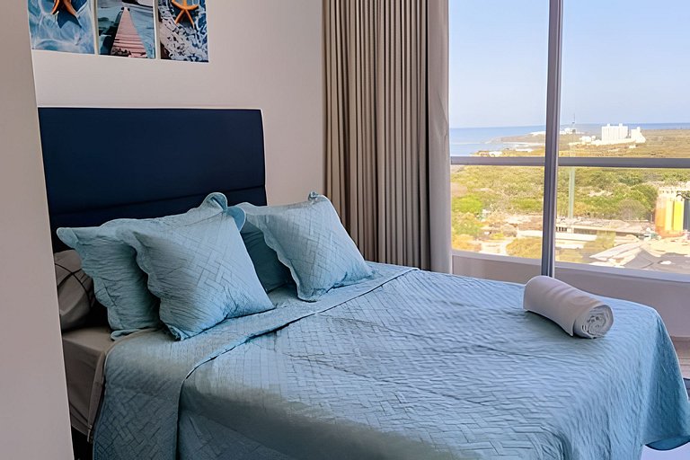 Hermoso Apartamento Vista y Salida al Mar T2-121