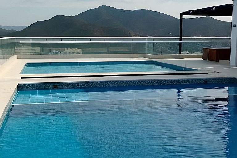 Bello Apartamento 2 habs Salguero 187 Vista al Mar