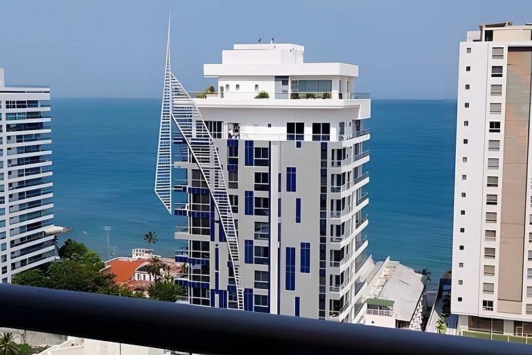 Bello Apartamento 2 habs Salguero 187 Vista al Mar