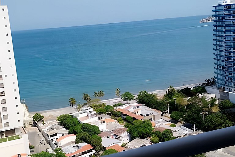 Bello Apartamento 2 habs Salguero 187 Vista al Mar