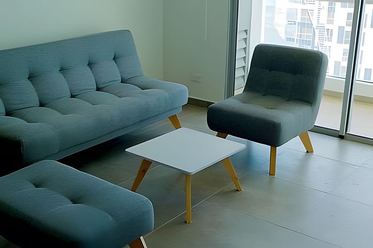 Bello Apartamento 2 habs Salguero 187 Vista al Mar