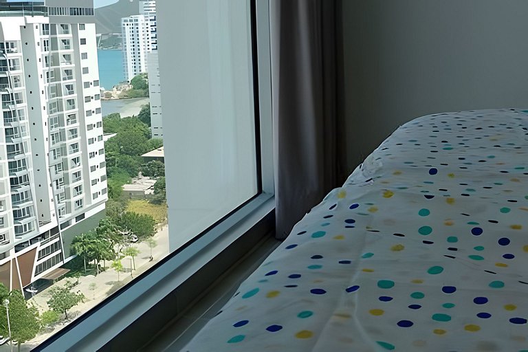 Bello Apartamento 2 habs Salguero 187 Vista al Mar