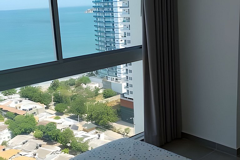 Bello Apartamento 2 habs Salguero 187 Vista al Mar