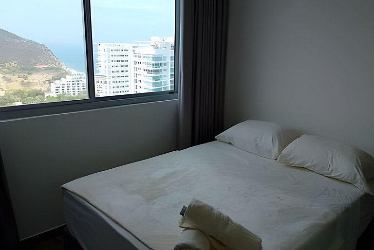 Bello Apto. 2 cuartos en Salguero 186 Vista al Mar