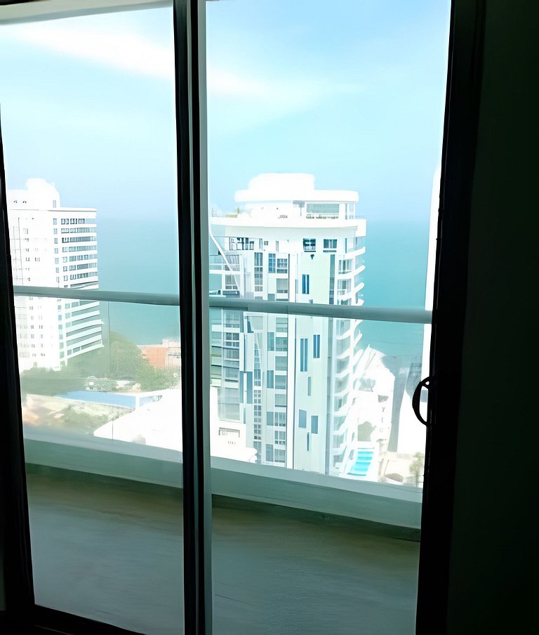 Bello Apto. 2 cuartos en Salguero 186 Vista al Mar