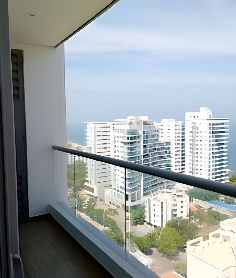 Bello Apto. 2 cuartos en Salguero 186 Vista al Mar