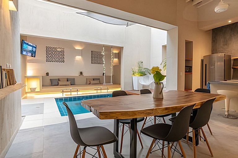 Lujoso Apartamento con piscina frente al Mar LP1