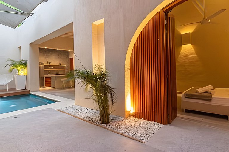 Lujoso Apartamento con piscina frente al Mar LP1