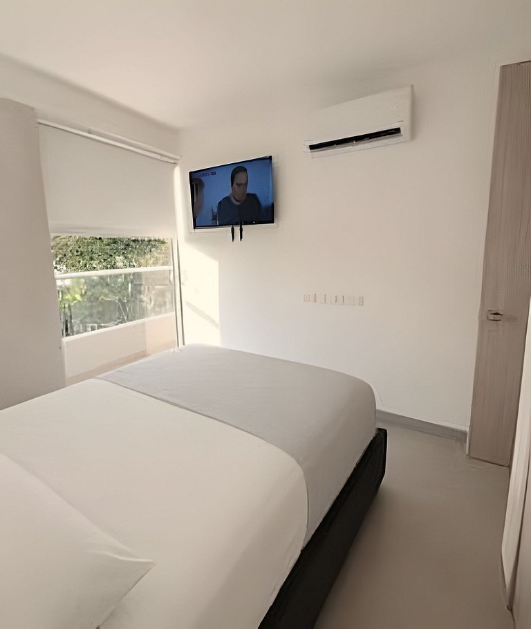 Hermoso Apartaestudio con Vista al Mar T2-21