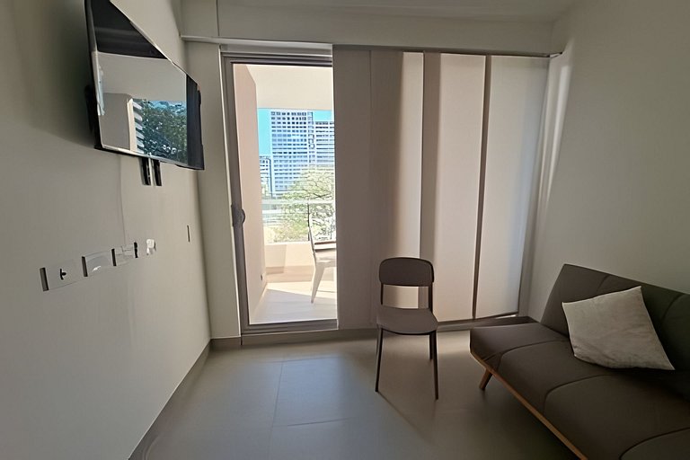 Hermoso Apartaestudio con Vista al Mar T2-21