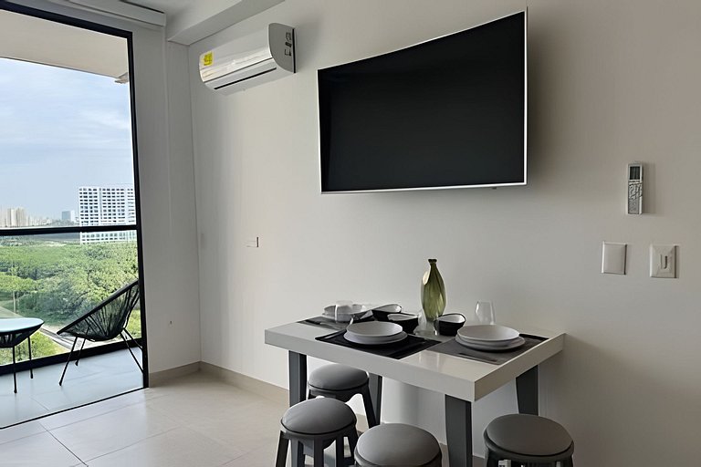 Bello Apartaestudio Salinas T5-116 Vista al Mar