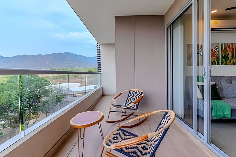 Cómodo Apartamento con Vista al Mar SM T2-42