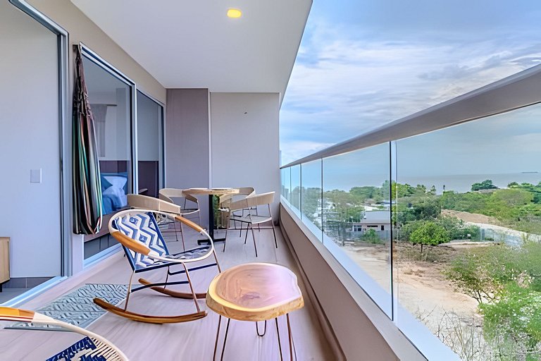 Cómodo Apartamento con Vista al Mar SM T2-42