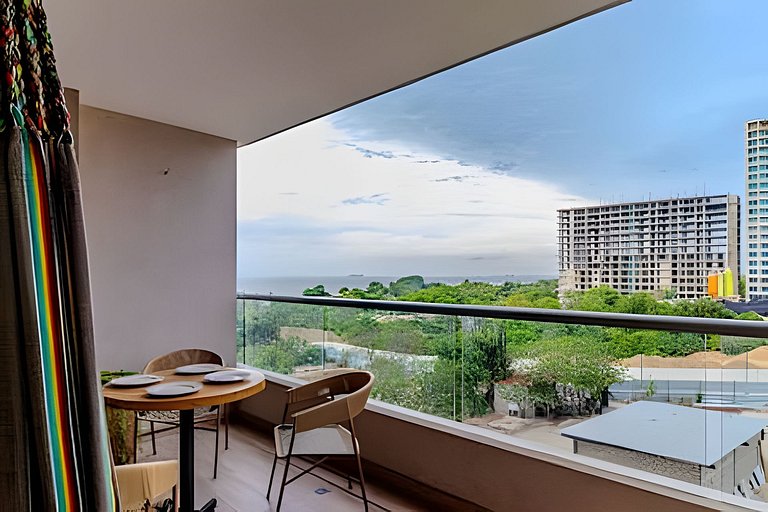 Cómodo Apartamento con Vista al Mar SM T2-42