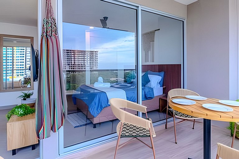 Cómodo Apartamento con Vista al Mar SM T2-42