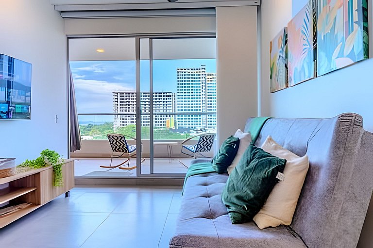 Cómodo Apartamento con Vista al Mar SM T2-42