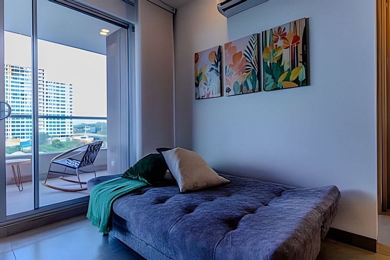 Cómodo Apartamento con Vista al Mar SM T2-42
