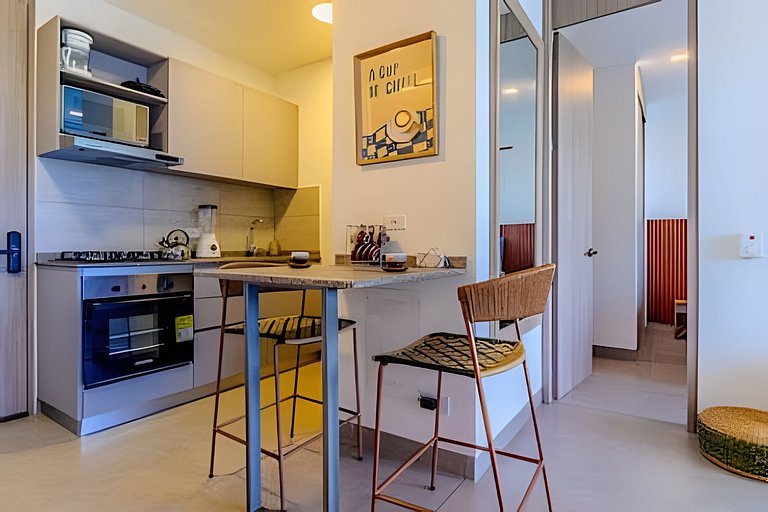 Cómodo Apartamento con Vista al Mar SM T2-42