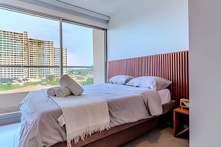 Cómodo Apartamento con Vista al Mar SM T2-42