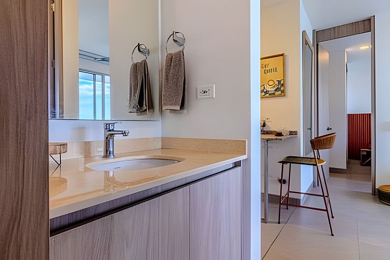 Cómodo Apartamento con Vista al Mar SM T2-42