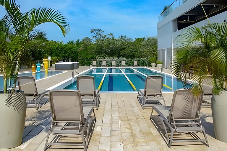 Bello Apartamento Samaria Club 53 con Vista al Mar