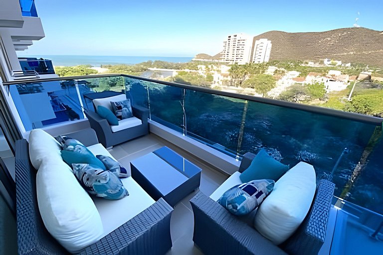 Bello Apartamento Samaria Club 53 con Vista al Mar