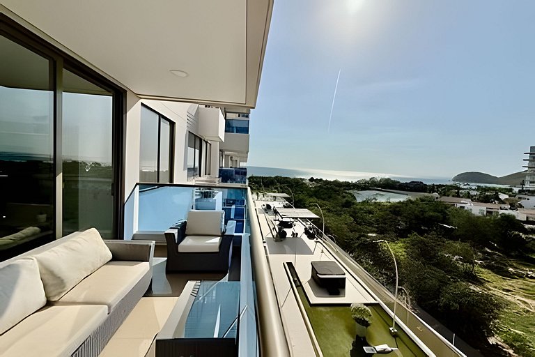 Bello Apartamento Samaria Club 53 con Vista al Mar