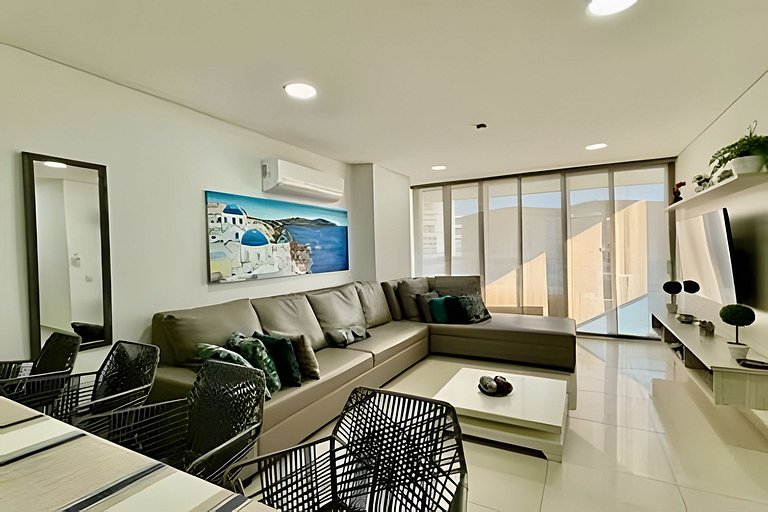 Bello Apartamento Samaria Club 53 con Vista al Mar