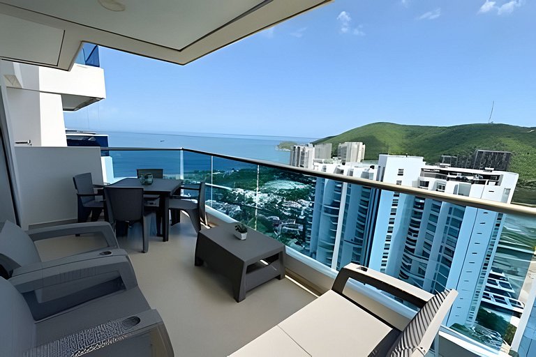Bello Apartamento Samaria Club 20 con Vista al Mar