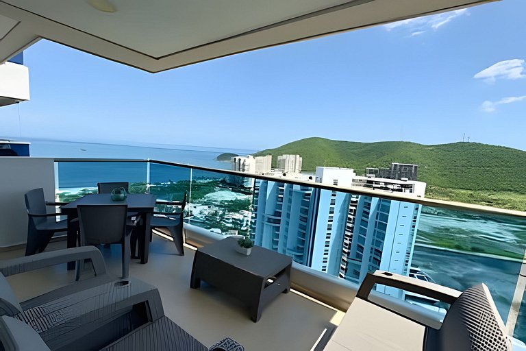 Bello Apartamento Samaria Club 20 con Vista al Mar