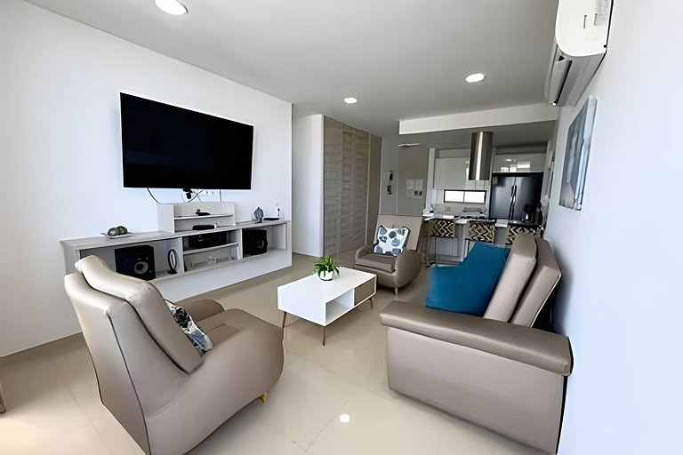 Bello Apartamento Samaria Club 20 con Vista al Mar