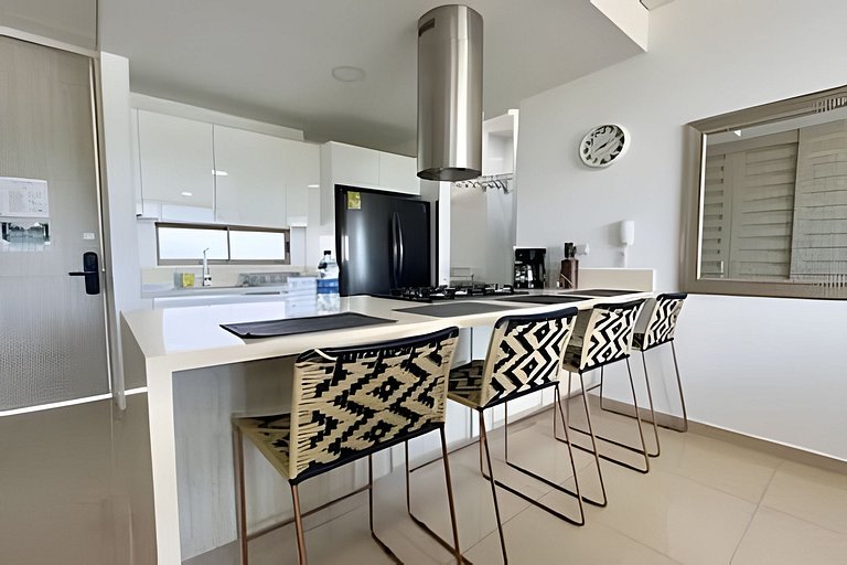 Bello Apartamento Samaria Club 20 con Vista al Mar