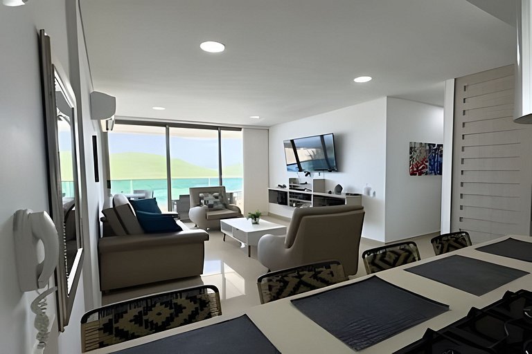 Bello Apartamento Samaria Club 20 con Vista al Mar