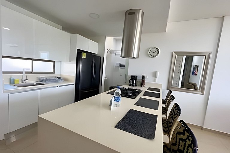 Bello Apartamento Samaria Club 20 con Vista al Mar