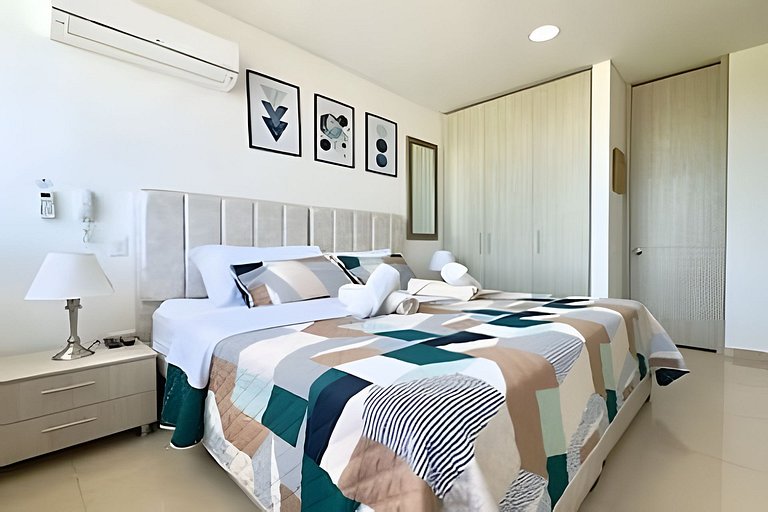 Bello Apartamento Samaria Club 20 con Vista al Mar