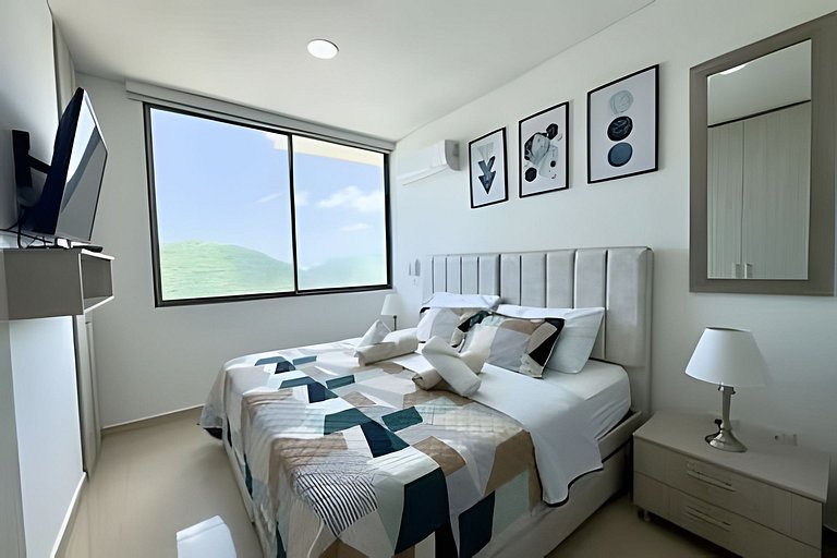 Bello Apartamento Samaria Club 20 con Vista al Mar