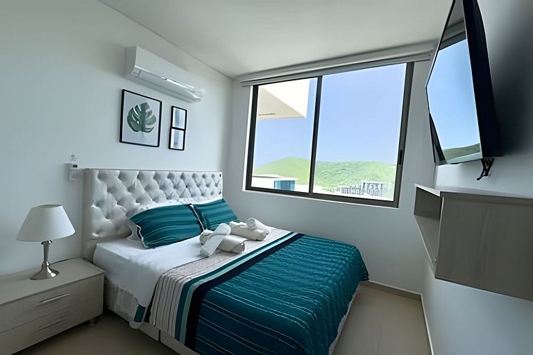 Bello Apartamento Samaria Club 20 con Vista al Mar