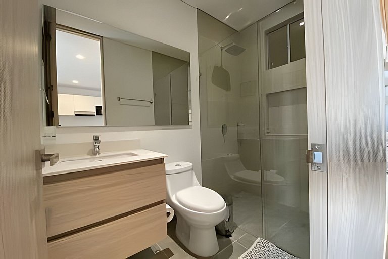Apartamento lujoso  a dos cuadras de la  playa