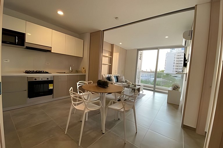 Apartamento lujoso  a dos cuadras de la  playa
