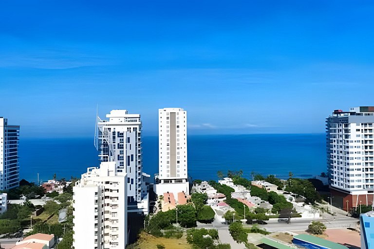 Apartamento lujoso  a dos cuadras de la  playa