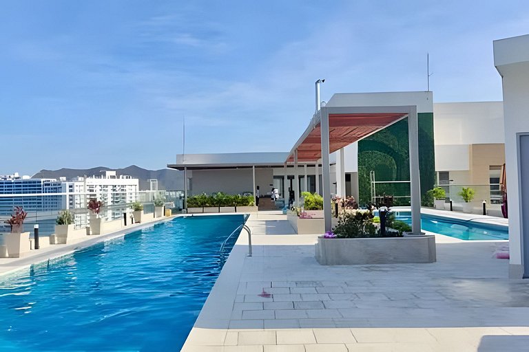 Apartamento lujoso  a dos cuadras de la  playa