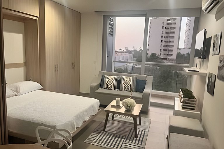 Apartamento lujoso  a dos cuadras de la  playa