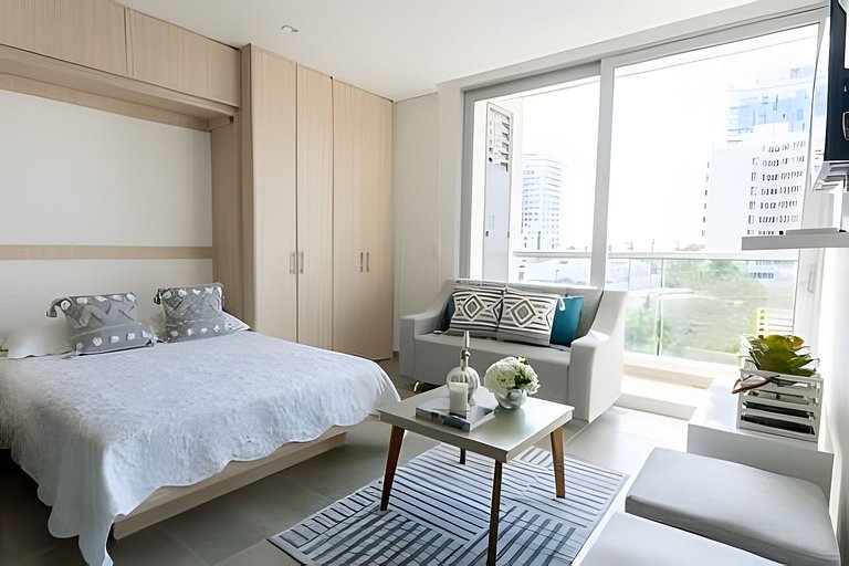 Apartamento lujoso  a dos cuadras de la  playa