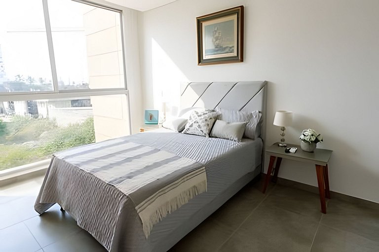 Apartamento lujoso  a dos cuadras de la  playa