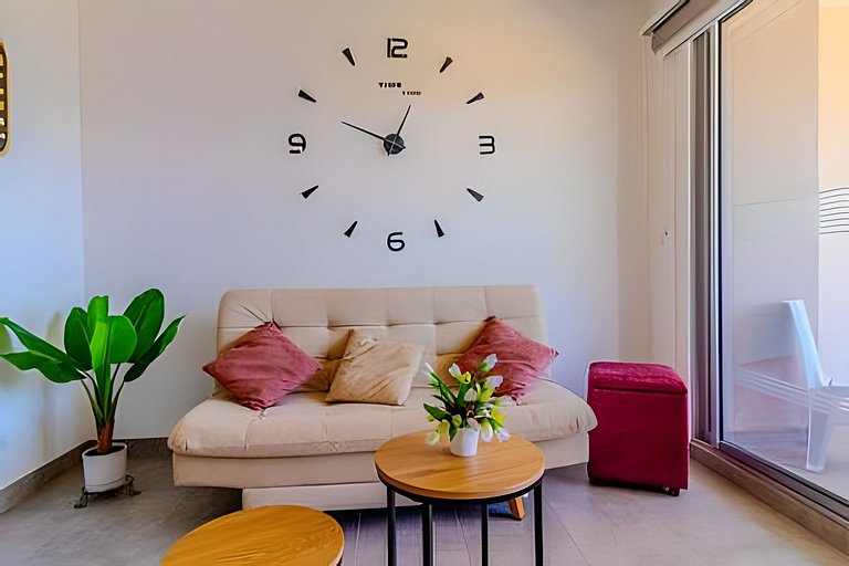 Bello Apartamento con Vista al Mar SM T1-168