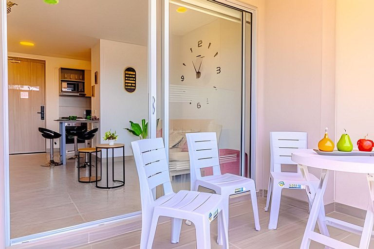 Bello Apartamento con Vista al Mar SM T1-168