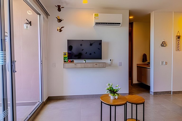 Bello Apartamento con Vista al Mar SM T1-168