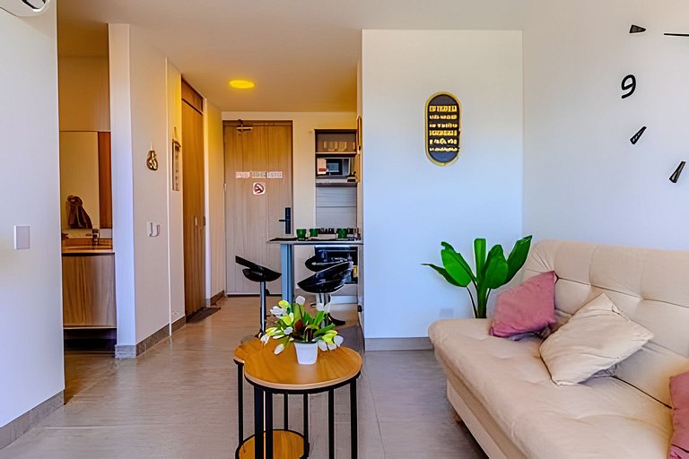 Bello Apartamento con Vista al Mar SM T1-168