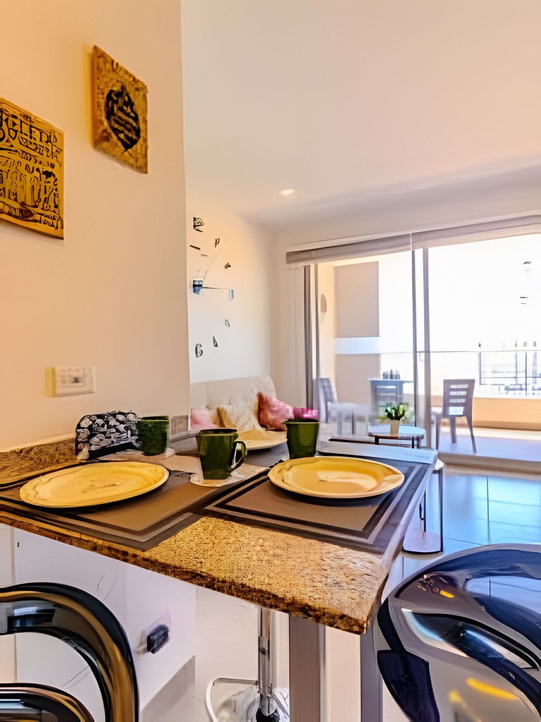 Bello Apartamento con Vista al Mar SM T1-168