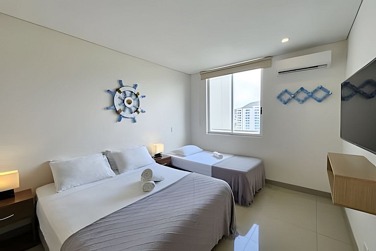 Hermoso y cómodo Apartamento Reserva del Mar 378